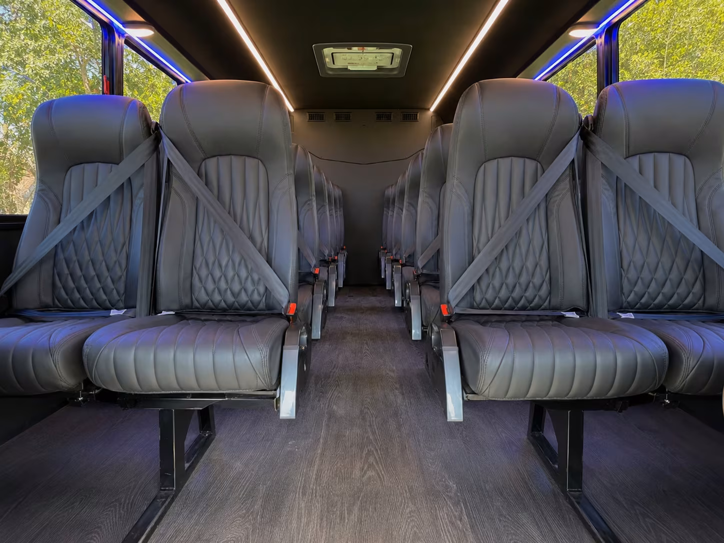 20 passenger minibus inside