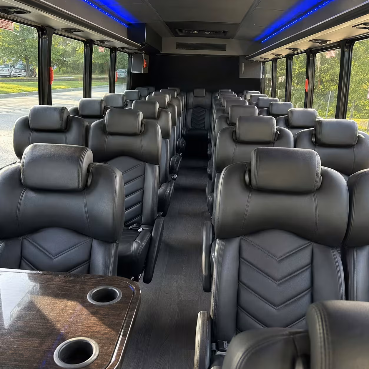 35 passenger minibus interior