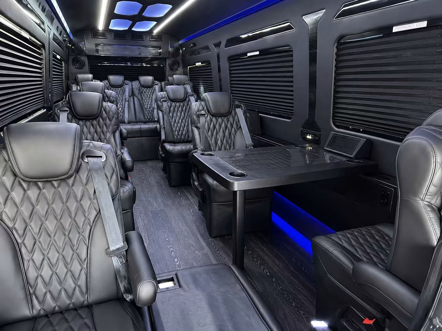 sprinter van with driver interior